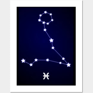 Pisces Constellation Posters and Art